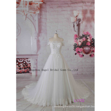 Fairy Drop Waist Line Ball Gown Bridal Wedding Dresses